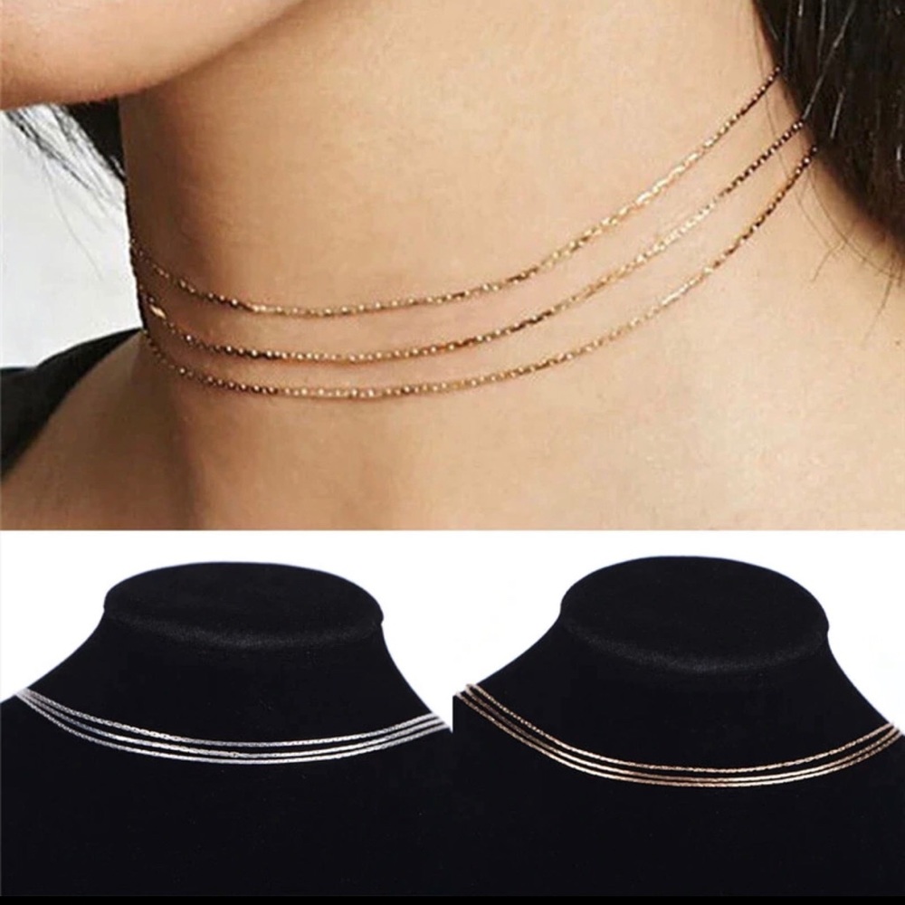 🦋✨Delicate Gold or Silver Choker✨🦋